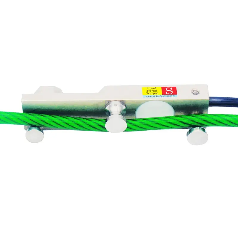 Rigging load cell wire rope tension sensor
