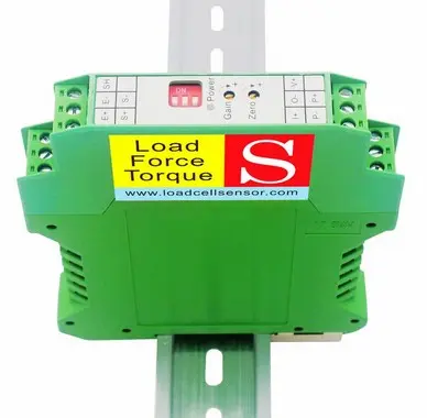 DIN rail load cell transmitter