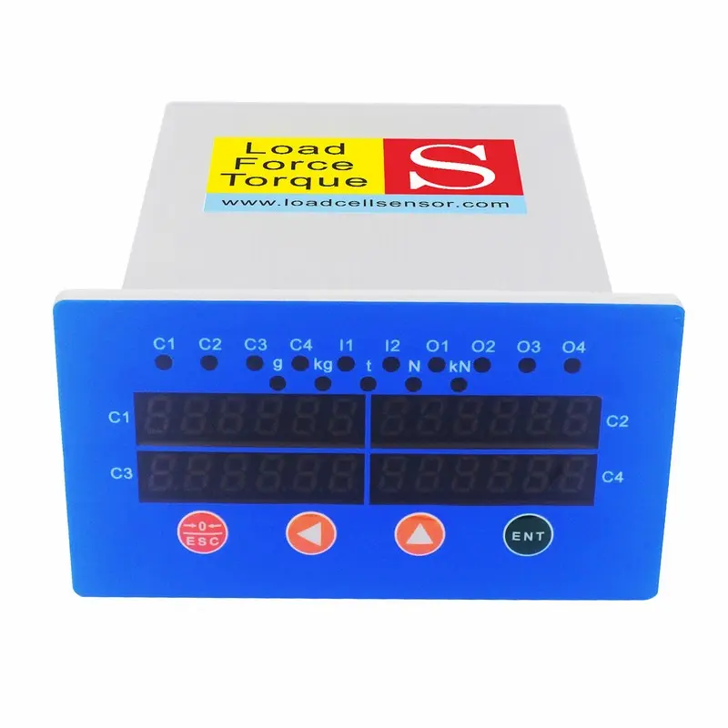 Panel mount 4-channel weight indicator with...